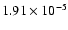 \( 1.91\times 10^{-5} \)