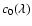 $c_0(\lambda)$