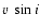 $v~\sin{i}$