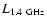 $L_{\rm 1.4~GHz}$