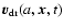$\vec{v}_{\rm dr}(a,\vec{x},t)$