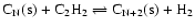 $\rm C_N(s) + C_2H_2 \rightleftharpoons
C_{N+2}(s) + H_2$