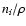 $n_i/\rho$