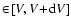 $\in\![V,V\!+\!{\rm d}V]$