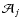 ${\cal A}_j$