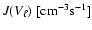 $J({V_{\ell}})~\rm [cm^{-3}s^{-1}]$