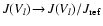 $J(V_l)\!\to\!J(V_l)/J_{\rm ref}$