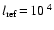 $l_{\rm
ref}\!=\!10^{~4}$