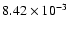 $8.42\times10^{-3}$