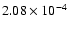 $2.08\times10^{-4}$