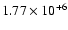 $1.77\times10^{+6}$