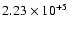 $2.23\times10^{+5}$