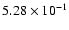 $5.28\times10^{-1}$