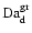 $\rm Da_d^{gr}$
