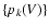 $\{p_k(V)\}$