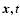 $\vec{x},t$