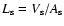 $L_{\rm s} = V_{\rm
s}/A_{\rm s}$