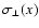 $\sigma_\perp(x)$