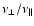 $\nu_\perp/\nu_\Vert$