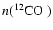 $n({\mbox{$^{12}{\rm CO}$ }})$