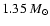$1.35~{M}_{\odot}$