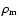 $\rho_{\rm m}$
