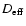 $D_{\rm
eff}$