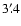 $3'~\hspace{-1.7mm}.\hspace{.0mm}4$