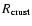 $R_{\rm crust}$