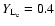 $Y_{\rm L_e}=0.4$