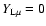 $Y_{\rm L\mu}=0$