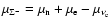 $\mu_{\Sigma^-}=\mu_{\rm n}+\mu_{\rm e}-\mu_{\nu_{\rm e}}$
