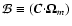 ${\cal B}\equiv({\vec C}{\cdot}{\vec{\Omega}}_m)$