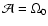 ${\cal A}={\Omega}_0$