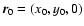 ${\vec r}_0= (x_0,
y_0, 0)$