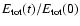 $E_{\rm tot}(t)/E_{\rm tot}(0)$