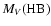 $M_V({\rm HB})$