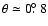 $\theta\simeq 0\hbox{$.\!\!^\circ$ }8$