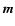 $\vec{m}$