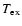 $T_{\rm ex}$