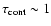$\tau_{{\rm cont}}\sim 1$