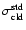$\sigma_{\rm cld}^{\rm std}$