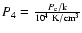 $P_4 = {P_{\rm e}/{\rm k} \over 10^4~{\rm K}/{\rm cm}^3}$