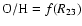 ${\rm O/H} = f(R_{23})$