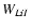 $W_{Li{\sc I}}$