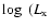 $\log~ (L_{\rm x}$