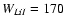 $W_{Li{\sc I}} = 170$