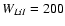 $W_{Li{\sc I}} = 200$