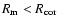 $R_{\rm m} < R_{\rm cor}$