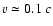 $v\simeq0.1~c$